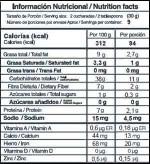 Granola Cero Azúcar Habas y Marañones 280 g
