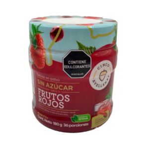 Bebida en polvo sabor Frutos Rojos Sin Azucar