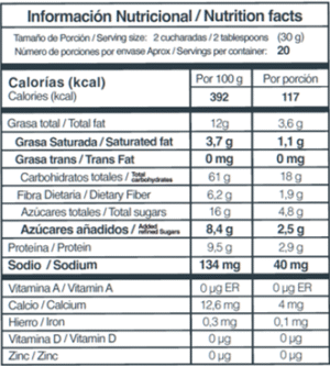 Granola Family Sin Gluten – Vainilla Almendra 600 g