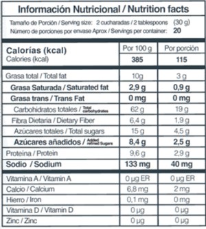Granola Family Sin Gluten Frutos Rojos 600 g